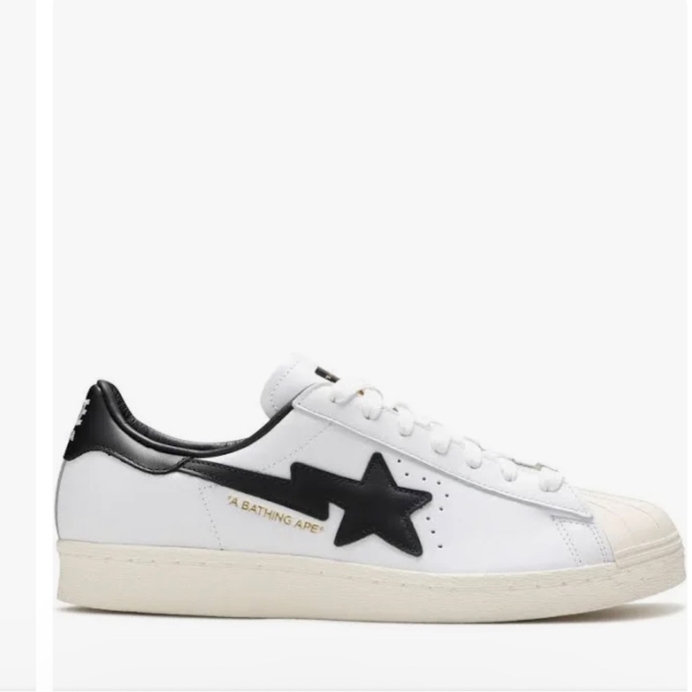 BAPE x Adidas Superstar White Black 11 Men Sneakers a Bathing Ape